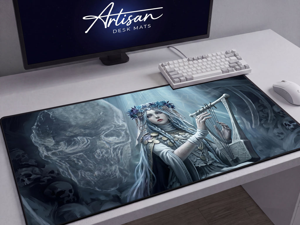 Revenant Desk Mat, Nightreign Gaming Mousepad XL Neoprene, Elden Ring Dark Fantasy Summoner