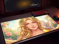 Aphrodite Desk Mat, Fantasy Greek Mythology Gaming Custom Desk Decor Mouse Pad