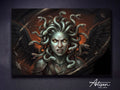 Medusa Canvas Wall Art, Greek Mythology Gorgon Print, Stretched Canvas Up to 60 Inches
