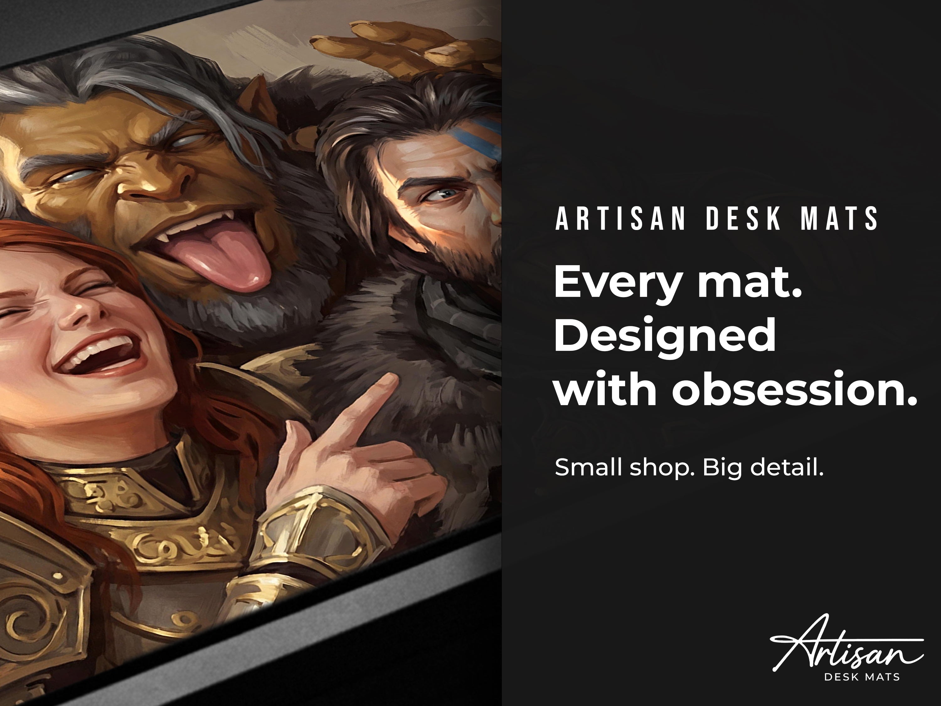 Crimson Desert Funny Desk Mat, Gamer Gift XL Neoprene Mousepad, Greymanes Humor Gaming Art