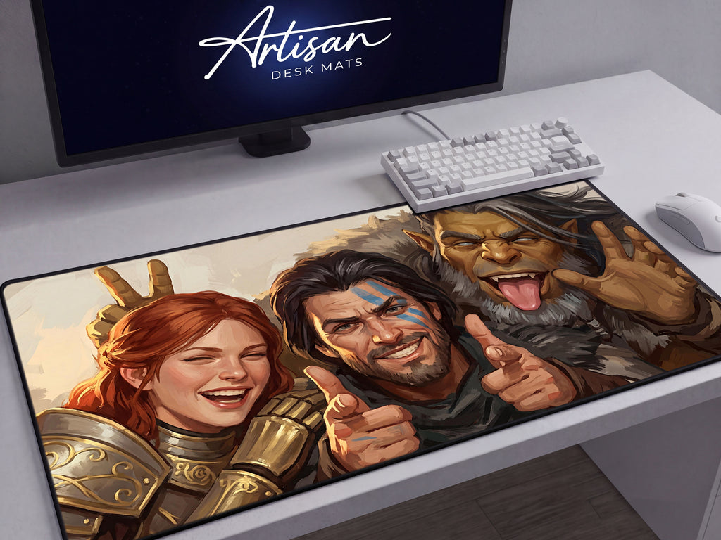 Crimson Desert Desk Mat, Greymanes Funny Gaming Mousepad XL Neoprene, Kliff Damiane Oongka
