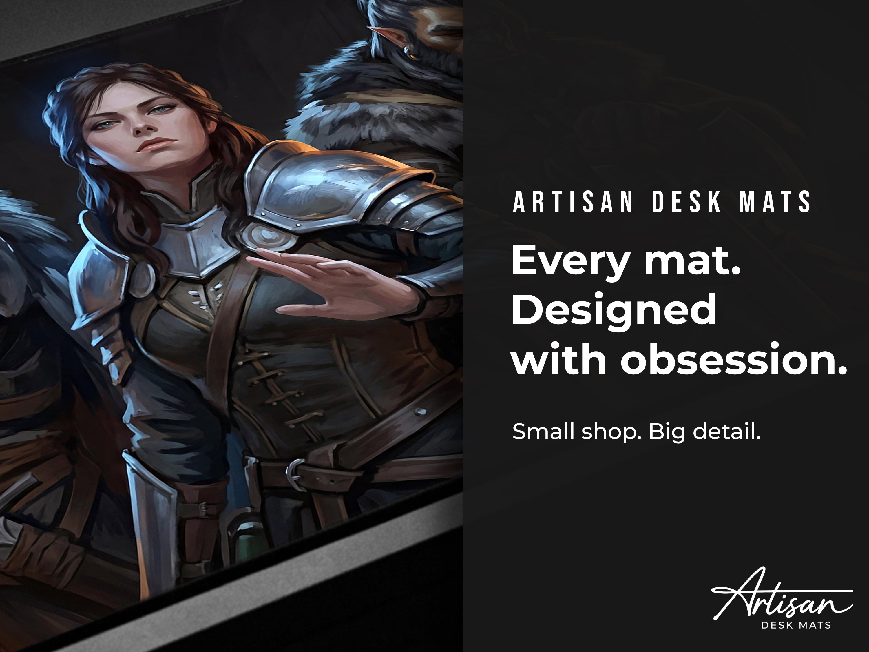 Crimson Desert Gaming Mousepad, Greymanes Desk Mat XL Neoprene, Dark Fantasy Action RPG Art