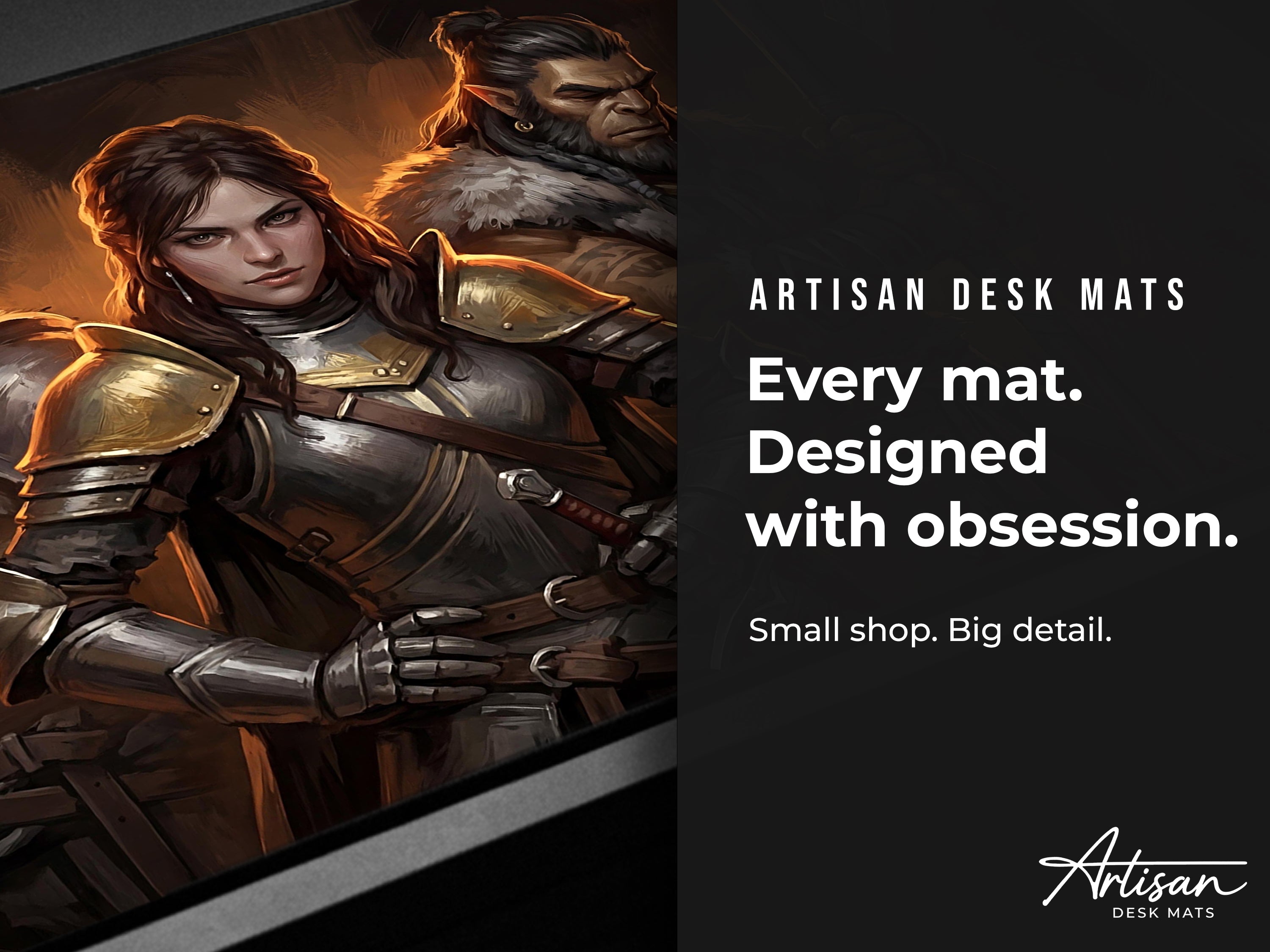 Crimson Desert Desk Mat, Gift for Gamer XL Neoprene, Greymanes Dark Fantasy Gaming Mousepad