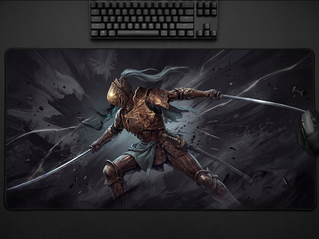 Executor Nightreign Desk Mat, Elden Ring Gift for Gamer, XL Neoprene Dark Fantasy Mousepad
