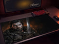 Kliff Desk Mat, Crimson Desert Gaming Mousepad XL Neoprene, Blood and Vengeance Dark Fantasy