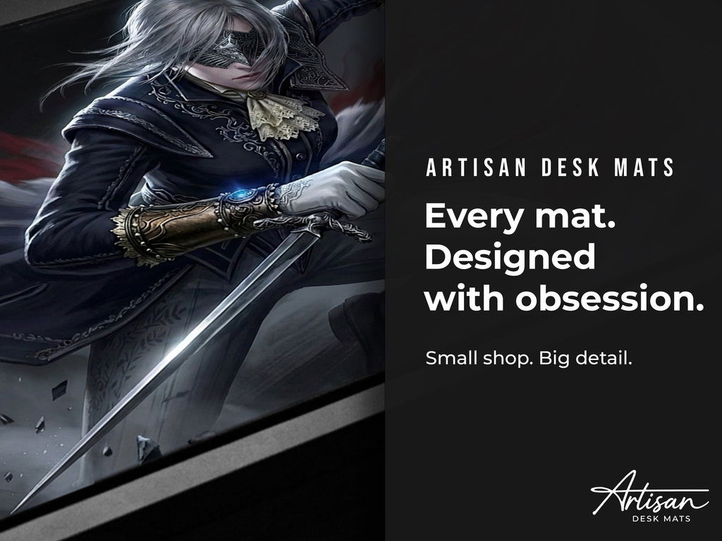Duchess Nightreign Desk Mat, Elden Ring Gaming Mousepad XL Neoprene, Dark Fantasy Gothic Gaming
