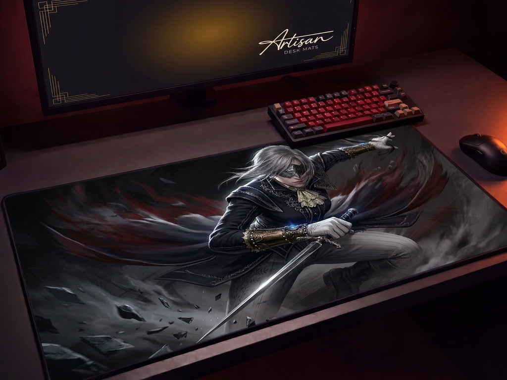 Duchess Nightreign Desk Mat, Elden Ring Gaming Mousepad XL Neoprene, Dark Fantasy Gothic Gaming