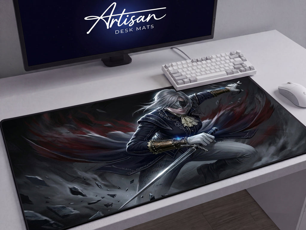 Duchess Nightreign Desk Mat, Elden Ring Gaming Mousepad XL Neoprene, Dark Fantasy Gothic Gaming