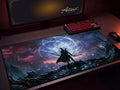 Ironeye Nightreign Desk Mat, Elden Ring Gift for Gamer, XL Neoprene Dark Fantasy Mousepad