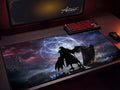 Guardian Nightreign Desk Mat, Elden Ring Wall Art Style Mousepad, XL Neoprene Gothic Gaming