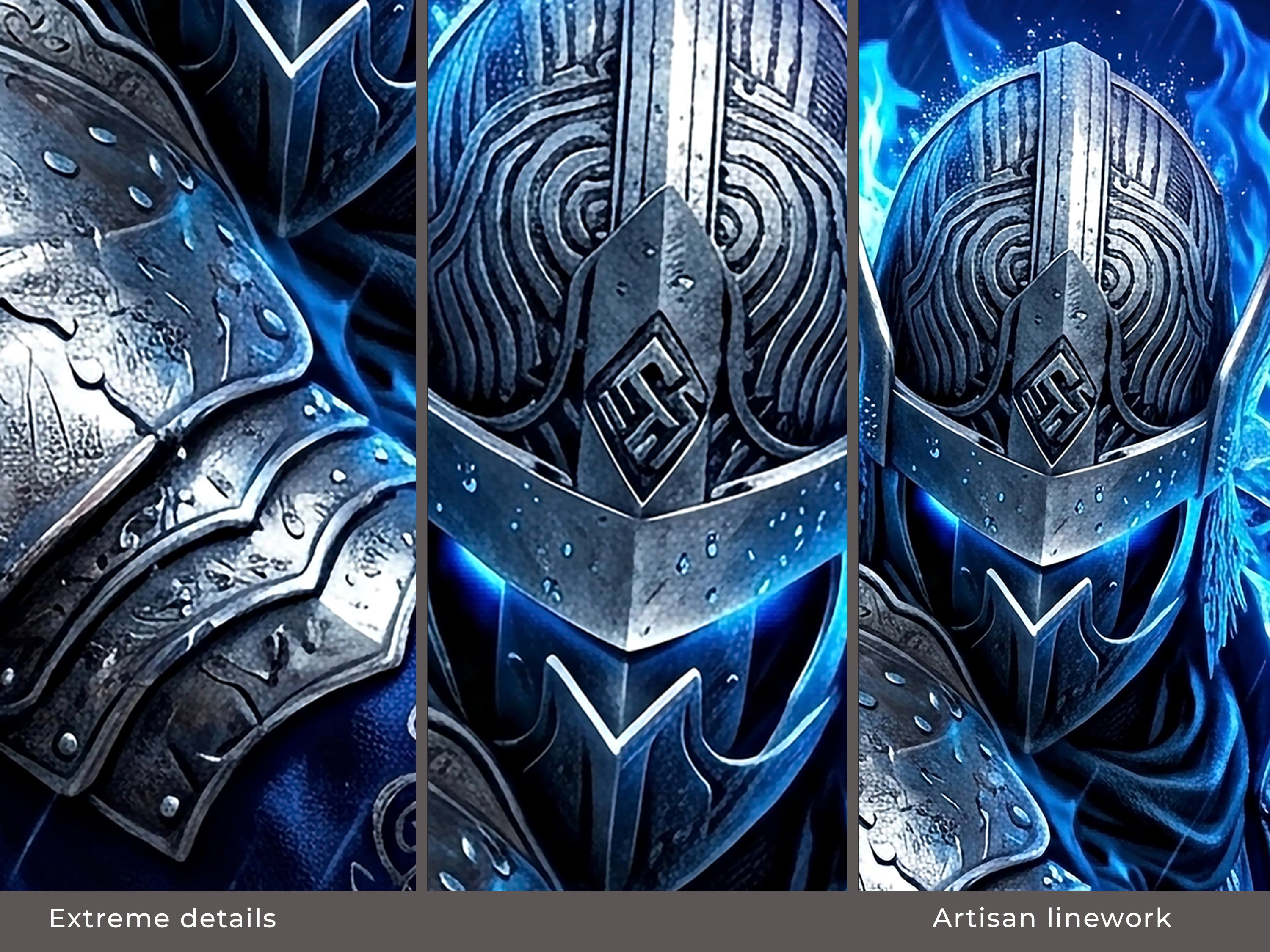 Wylder Nightreign Desk Mat, Elden Ring Gift for Gamer, XL Neoprene Dark Fantasy Mousepad
