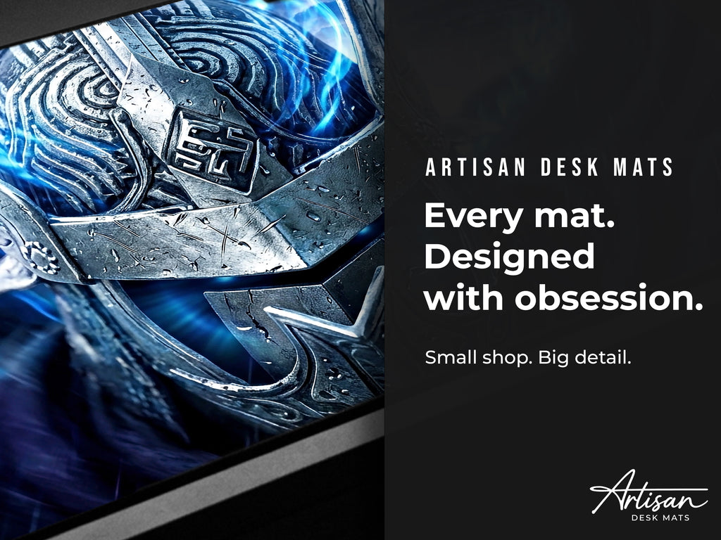 Wylder Desk Mat, Nightreign Dark Fantasy Mousepad, XL Neoprene Gothic Gaming