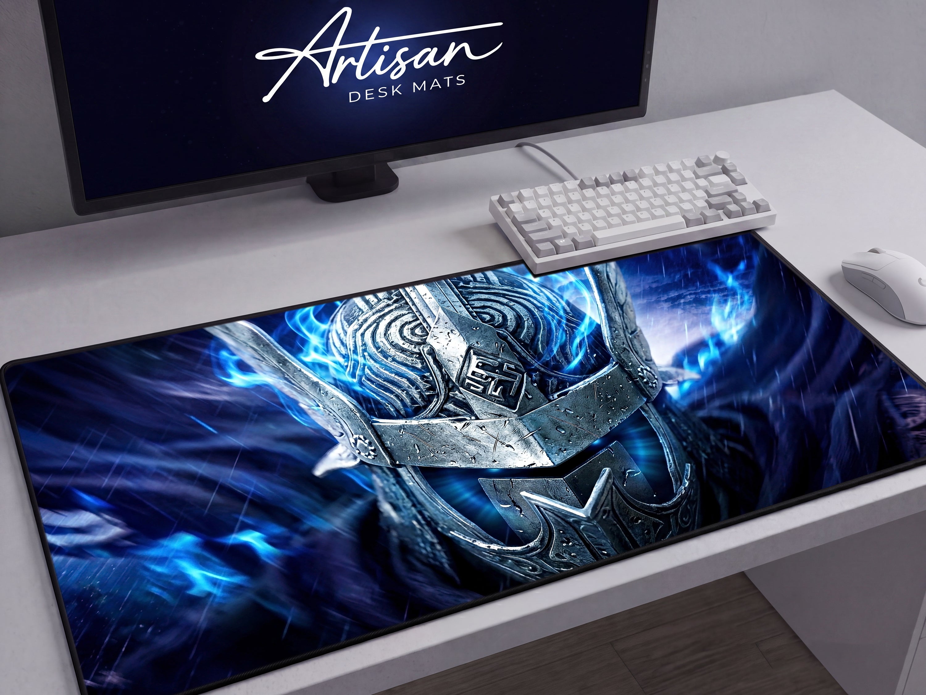 Wylder Desk Mat, Nightreign Dark Fantasy Mousepad, XL Neoprene Gothic Gaming